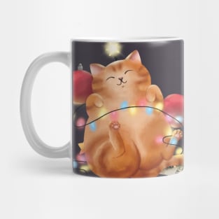 Christmas cat Mug